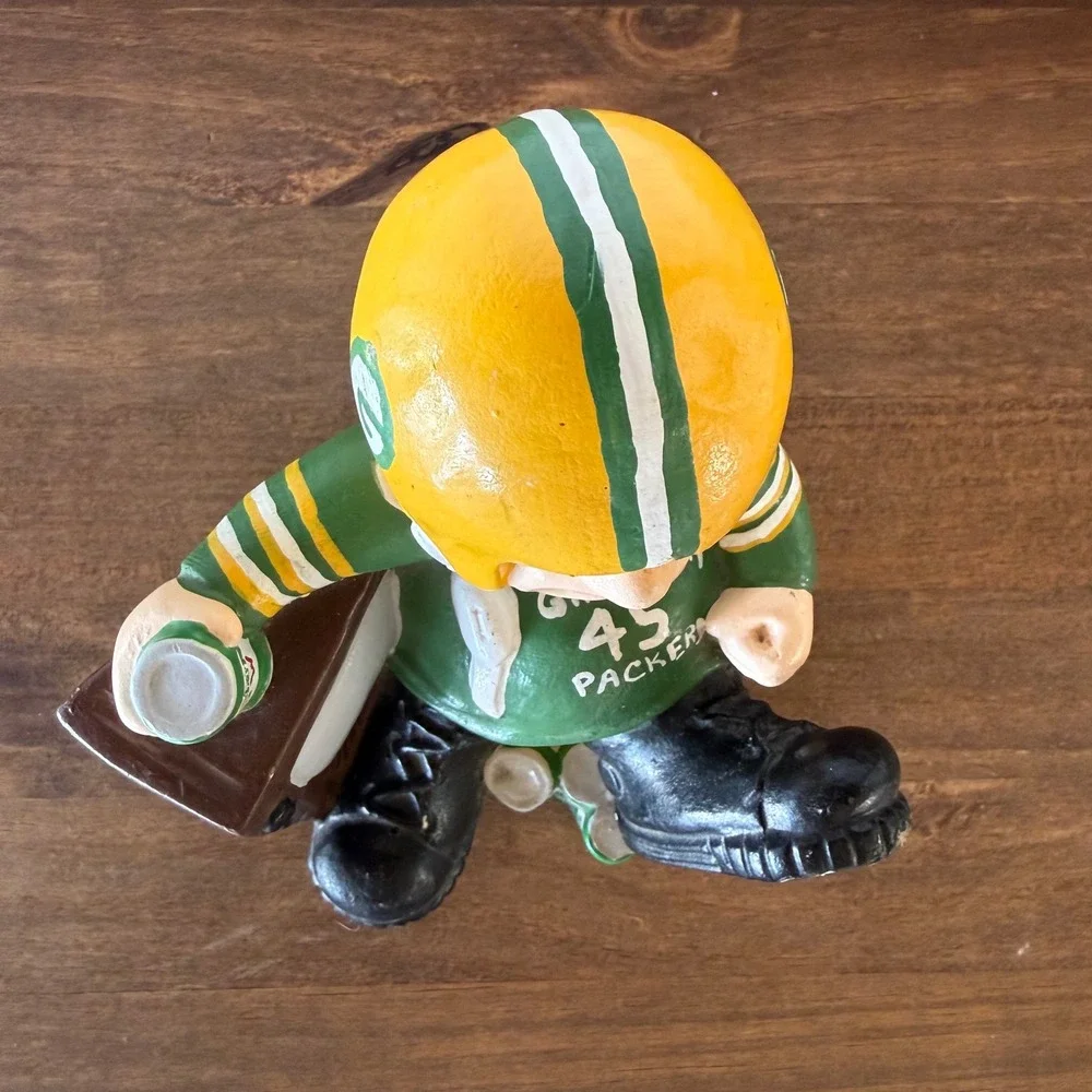 Vintage 1978 Green Bay Packers Armchair Quarterback Figure Andrew Abrams Assoc